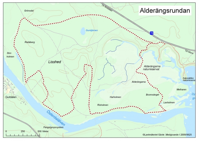 Alderängsrundan 7,5 eller 8,5 km