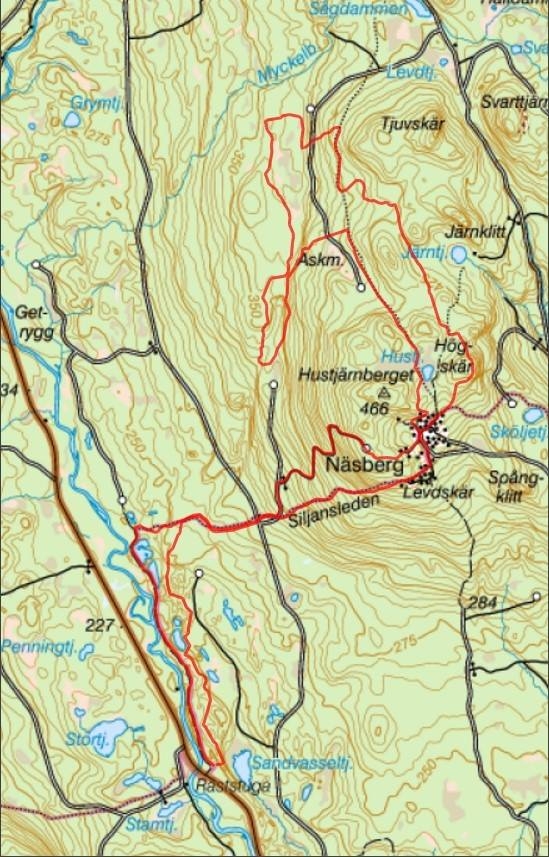 Amperundan 9 eller 16,7 km