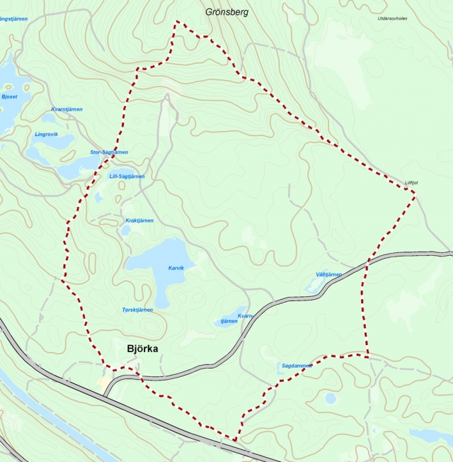 Grönsbergsrundan, 10,8 alternativt 13,1 km