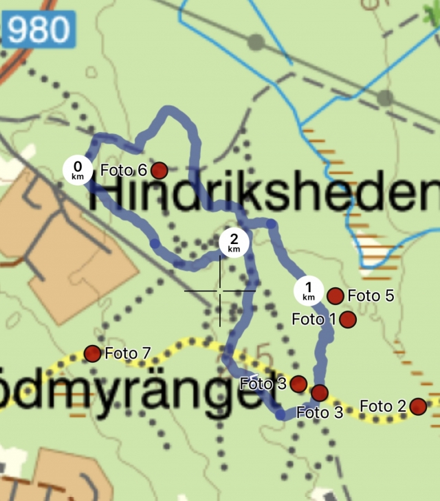 Blå spåret - Hindriksheden