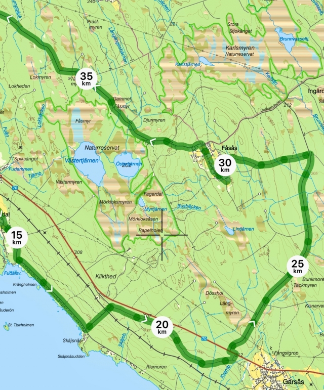 Fåsåsrundan långa, MTB/standardcykel 48 km