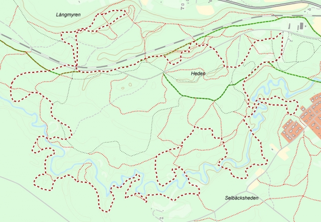 Skidstadion Hemus, MTB-banan 12 km