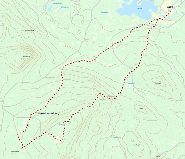 Mastrundan 9,7 alternativt 14 km