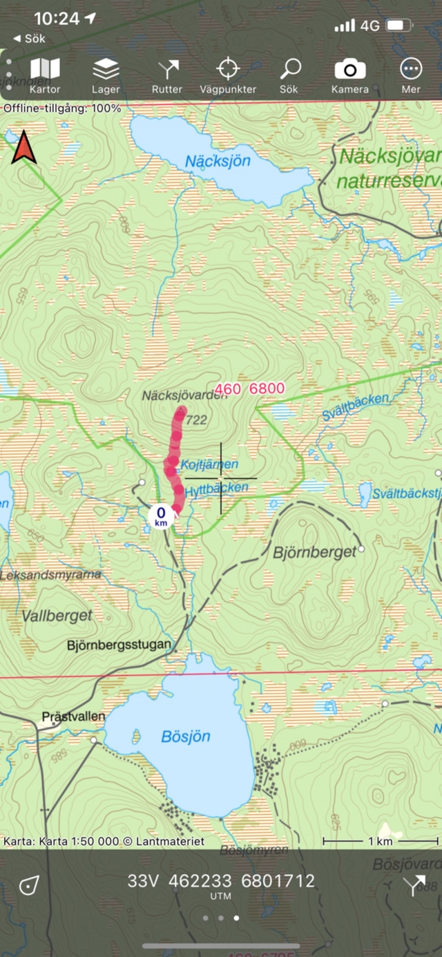 Näcksjövarden, utsiktstornet och slogboden med grillplats