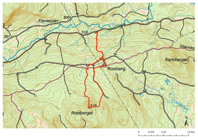 Rostbergsturen 6 km