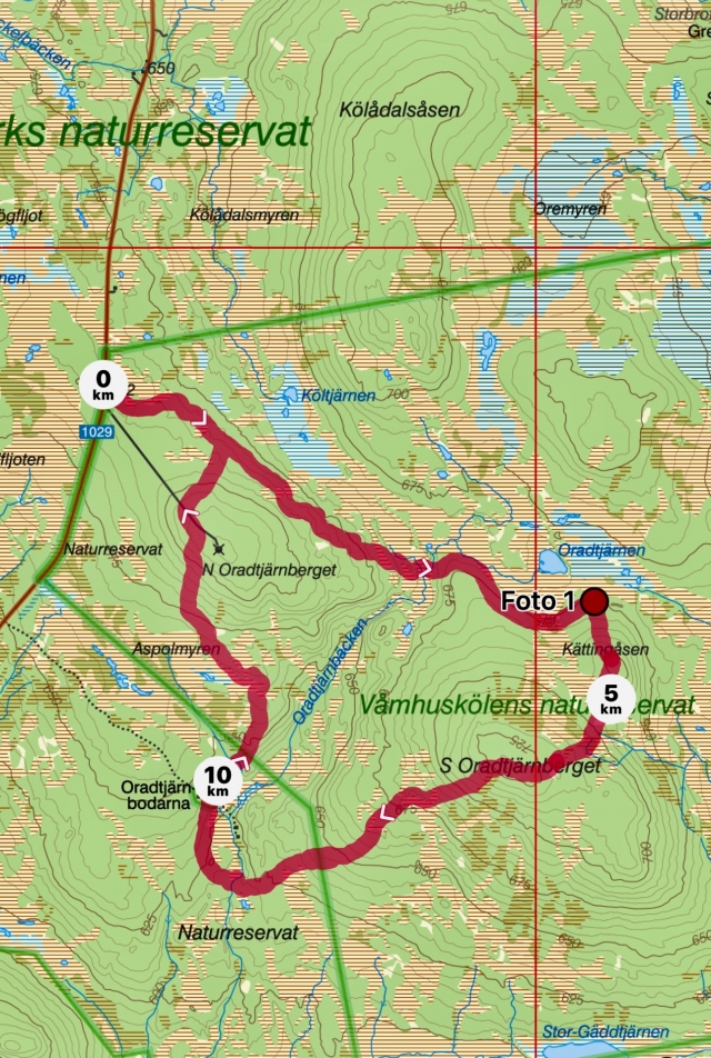 Oradtjärnrundan