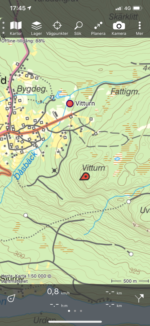 Vitturn, Klitten - Älvdalen