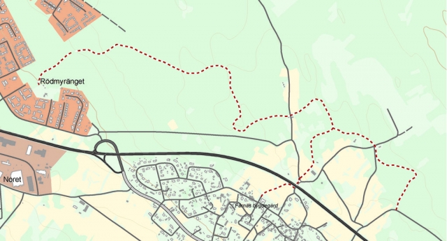 Noret/Färnäs elljusspår, 9 km t.o.r.