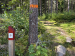 Åsengården till Svarttjärn, vandringsled