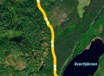 Åsengården till Svarttjärn, vandringsled